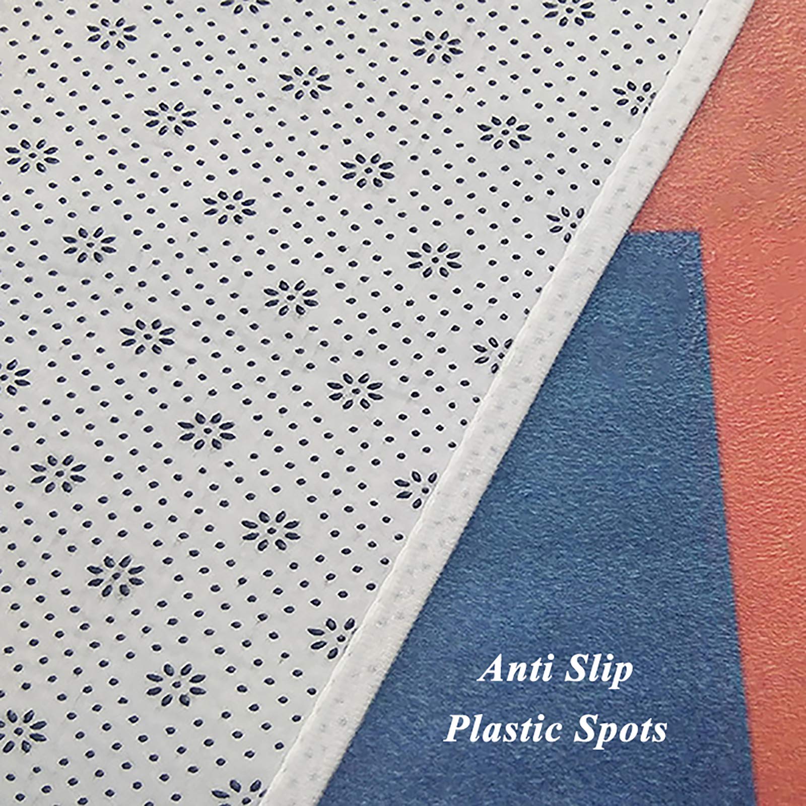 3D Printed Non-Slip Area Rug - Optical Illusion Carpet with Soft Flannel Backing for Living Room, Bedroom, Hallway - Low Profile Door Mat for Home & Office Use