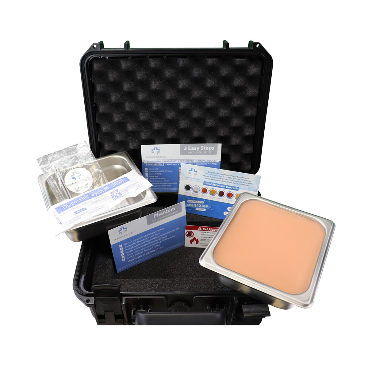 HM2.0 Remoldable 2-Vessel Ultrasound Training Model - Perfect for Medical Students & Sonography Practice (Arterial & Venous Vessel Simulation)
