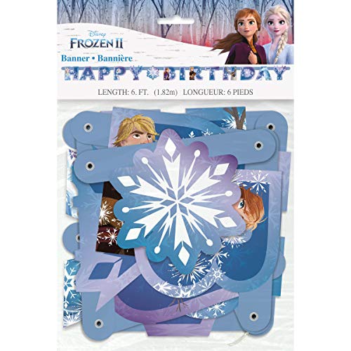 Frozen Elsa & Anna Princess Birthday Party Supplies Set - 16 Cake Plates, 16 Napkins, 16 Cups, Hanging Swirl Decor, Birthday Banner, Dinosaur Stickers - Perfect for Disney Themed Parties, Kids Birthday Celebrations & Frozen Character Events