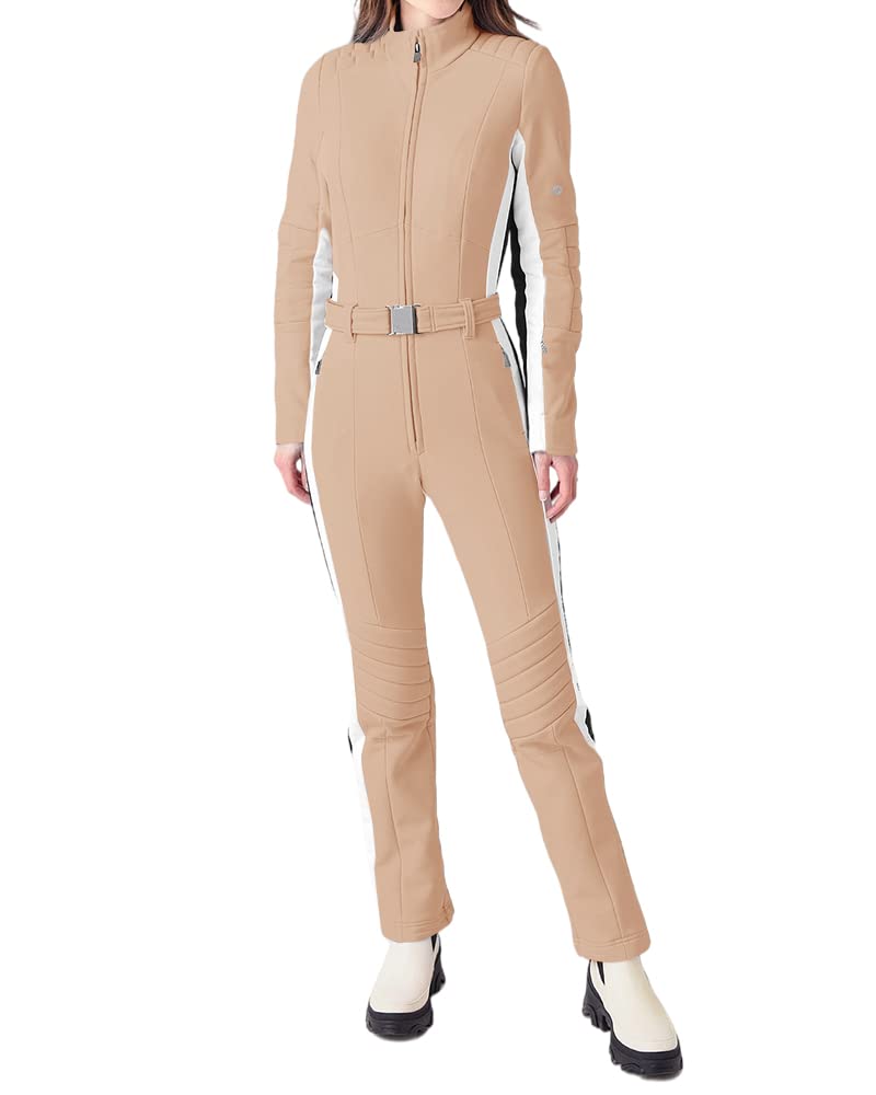 Aurgelmir Women's Winter Ski Suit - Waterproof Insulated Snowsuit Coverall for Skiing, Snowboarding & Outdoor Sports - Warm One-Piece Jumpsuit with Jacket & Pants for Cold Weather Adventures