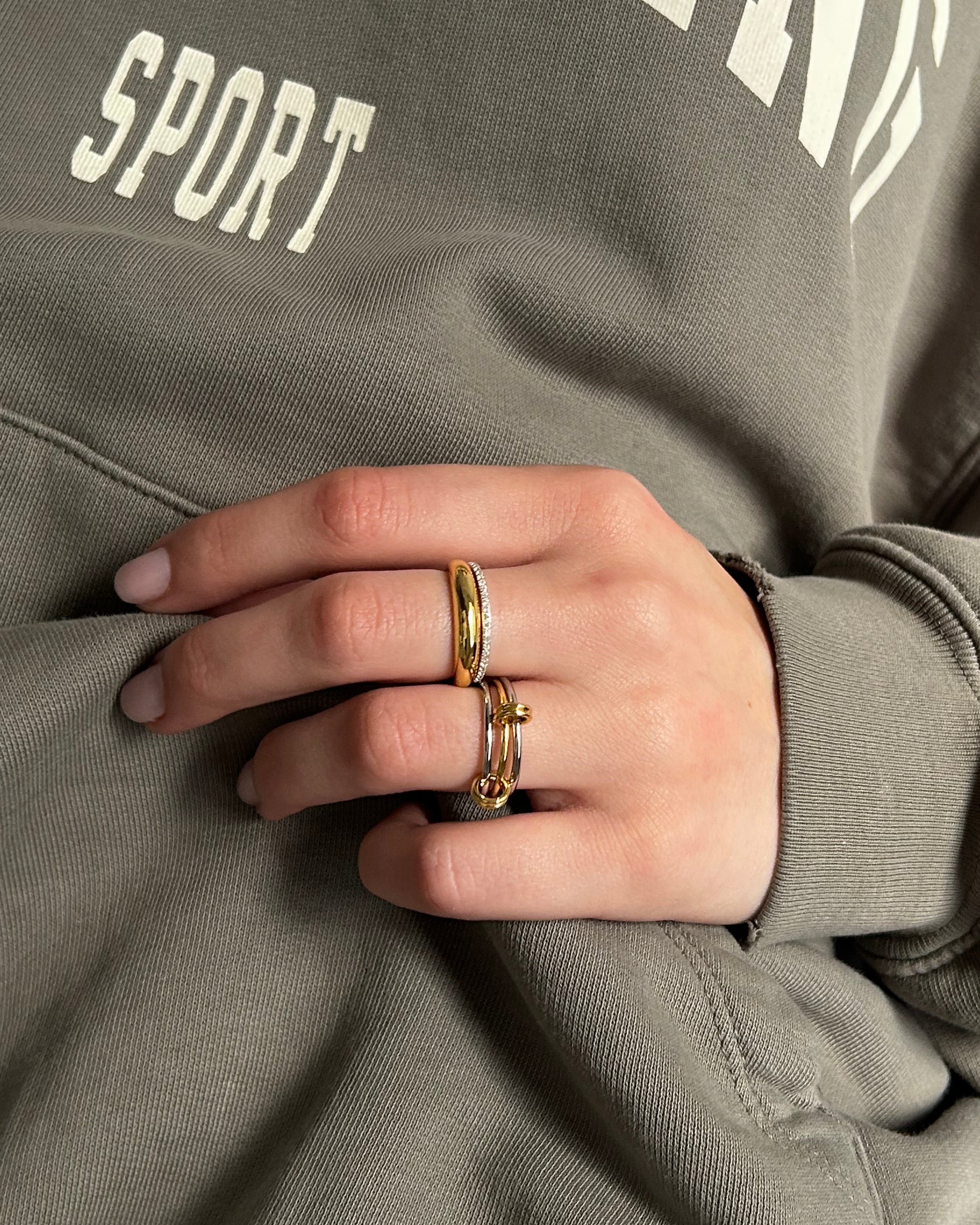 Nova Stacking Rings Set - Trendy Layered Rings for Women - Perfect for Everyday Wear, Stacking & Gifting - Elegant & Dainty Jewelry for Any Occasion