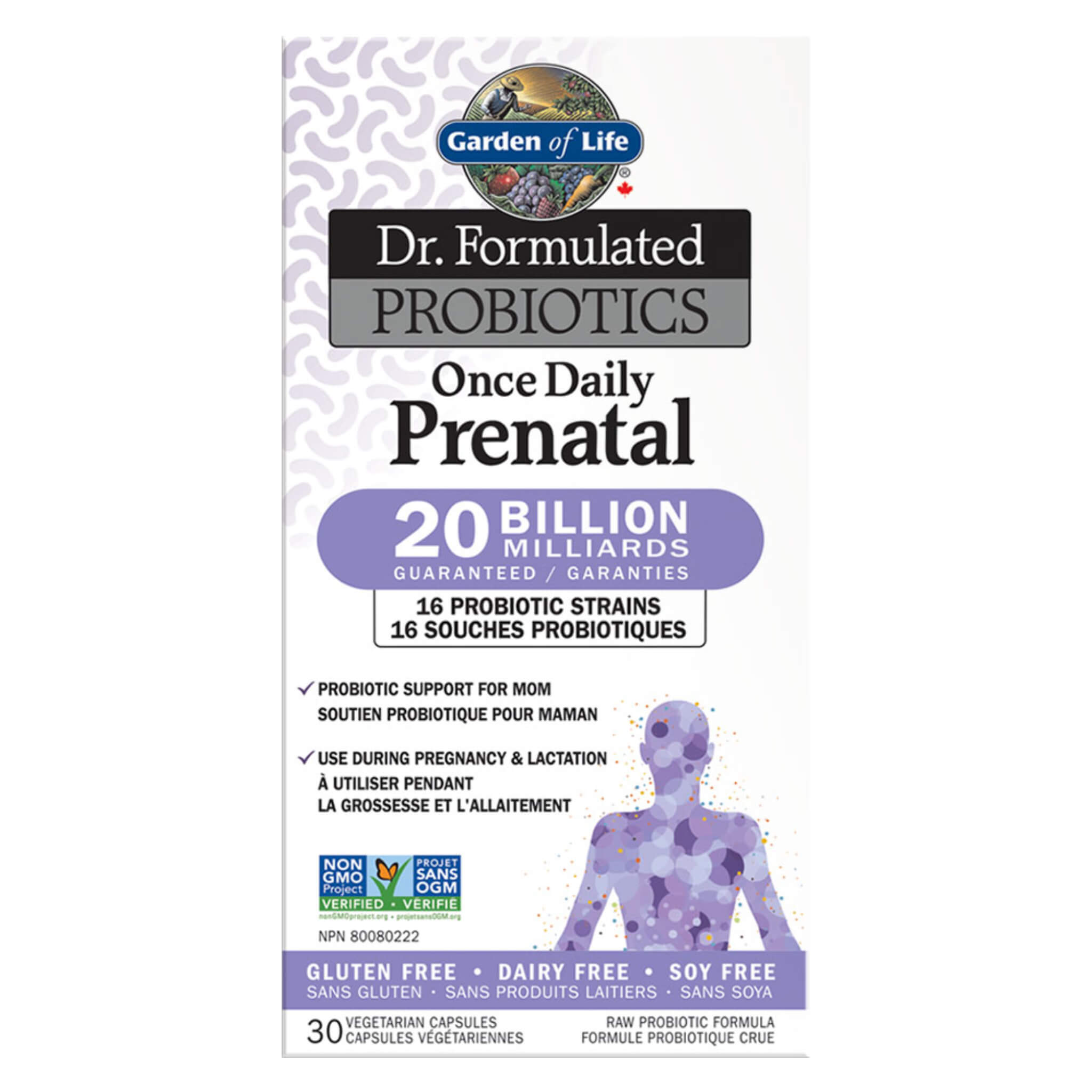 Dr. Formulated Probiotics Once Daily Prenatal 20 Billion CFU Shelf Stable - Supports Digestive & Immune Health for Expecting Mothers - Perfect for Pregnancy Wellness Routine