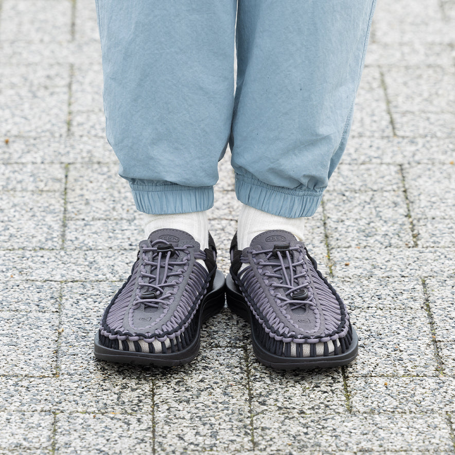 UNEEK Men's Sneakers - Comfortable Lightweight Walking Shoes for Men | Magnet/Steel Grey | Perfect for Casual Wear, Travel & Outdoor Activities