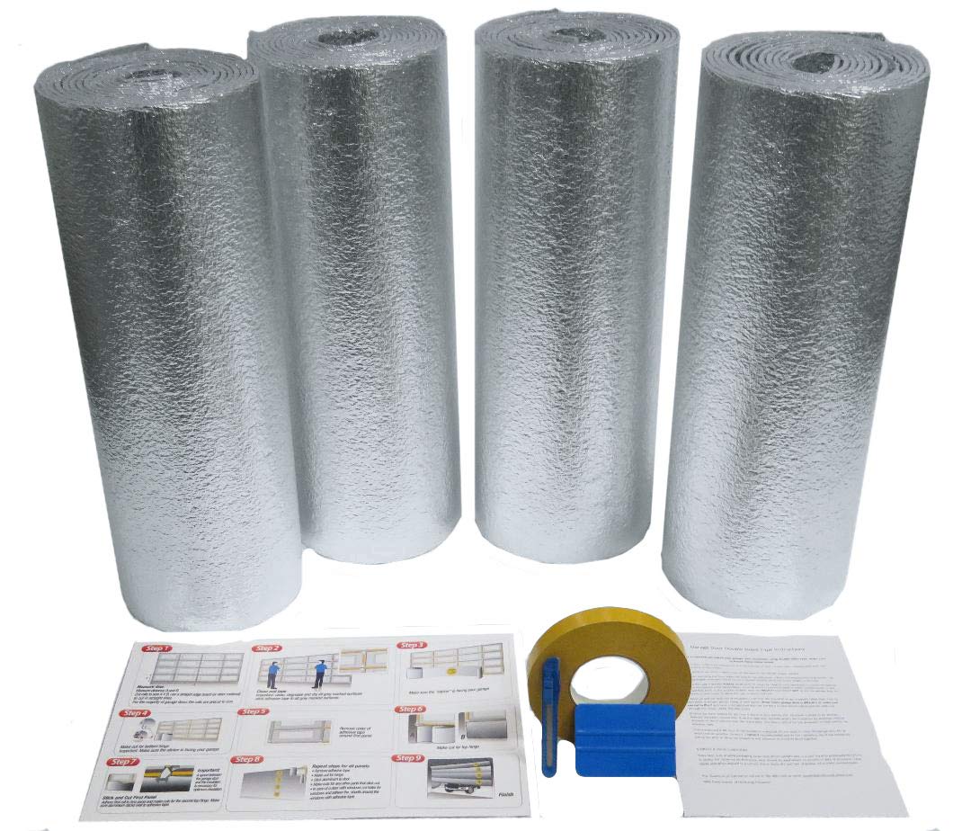 US Energy NASATECH Reflective Insulation Kit for 16 Panel Garage Doors (R8, 1/4