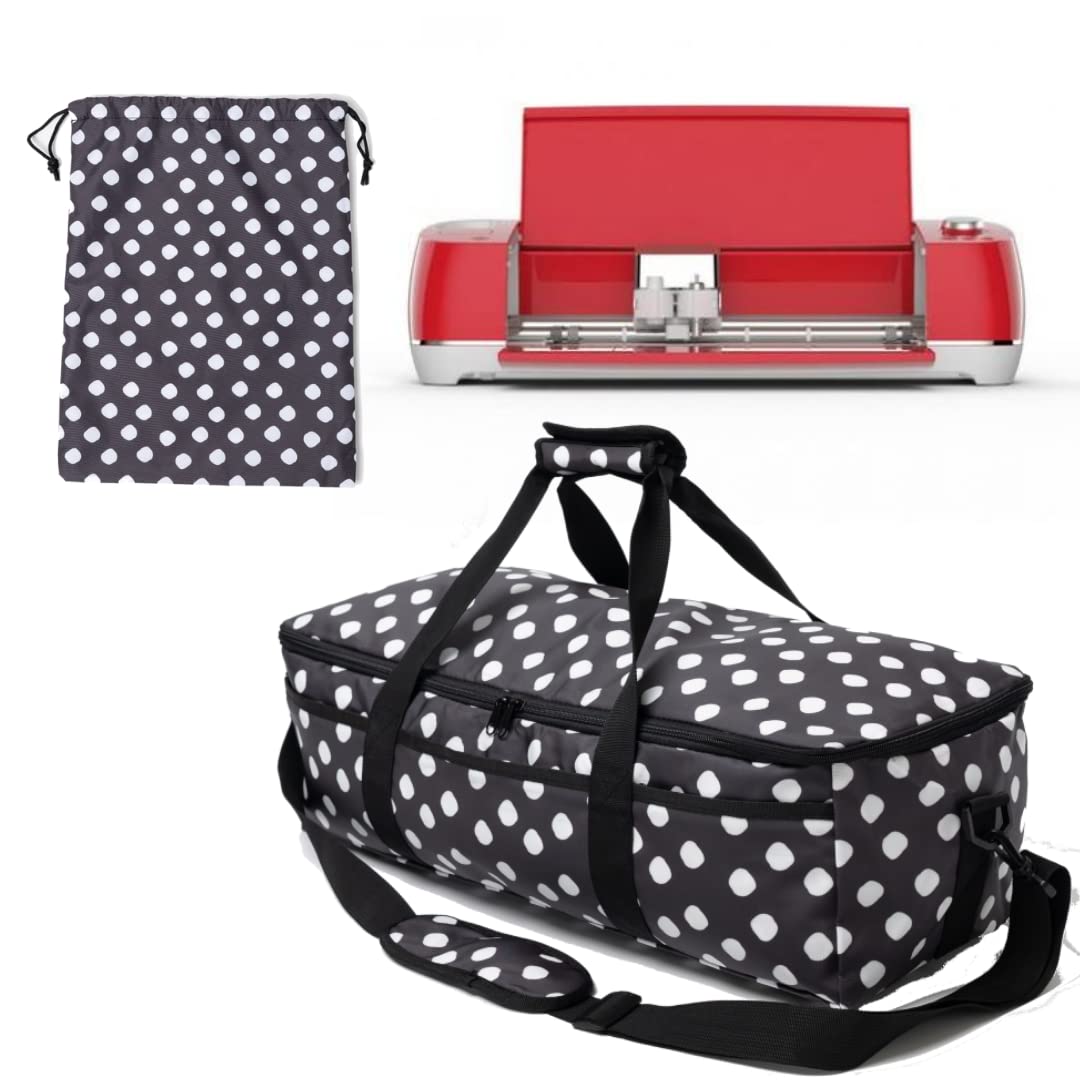 Durable Carrying Case for Cricut Explore Air 2, Maker, Maker 3 & Silhouette Cameo 4 - Perfect Die Cut Machine Tote Bag for Organization, Storage & Crafting On-The-Go