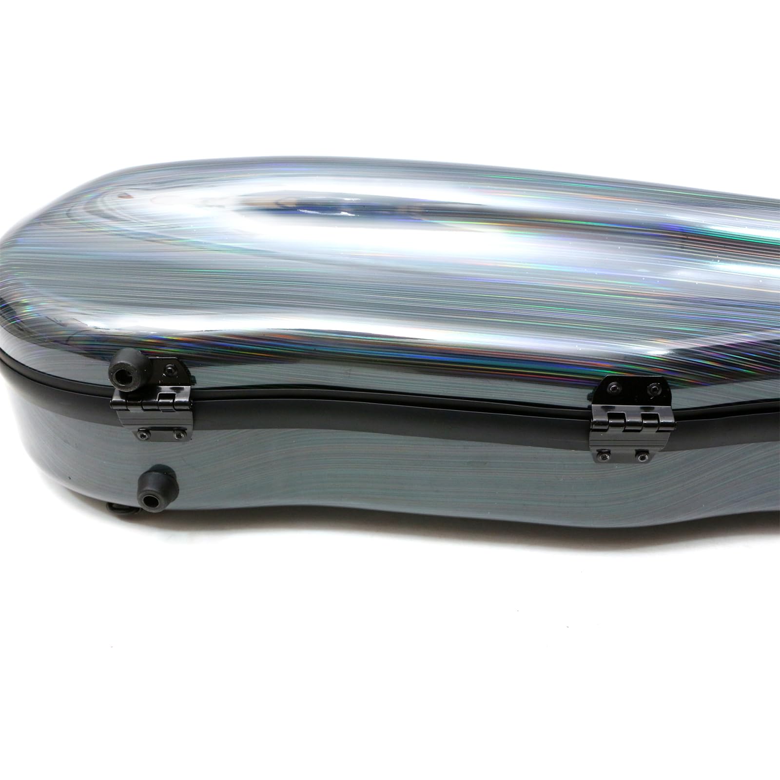 Premium Carbon Fiber Violin Case 4/4 Full Size - Lightweight & Durable Protection with Colorful Back Strap | Perfect for Professional Musicians & Travel