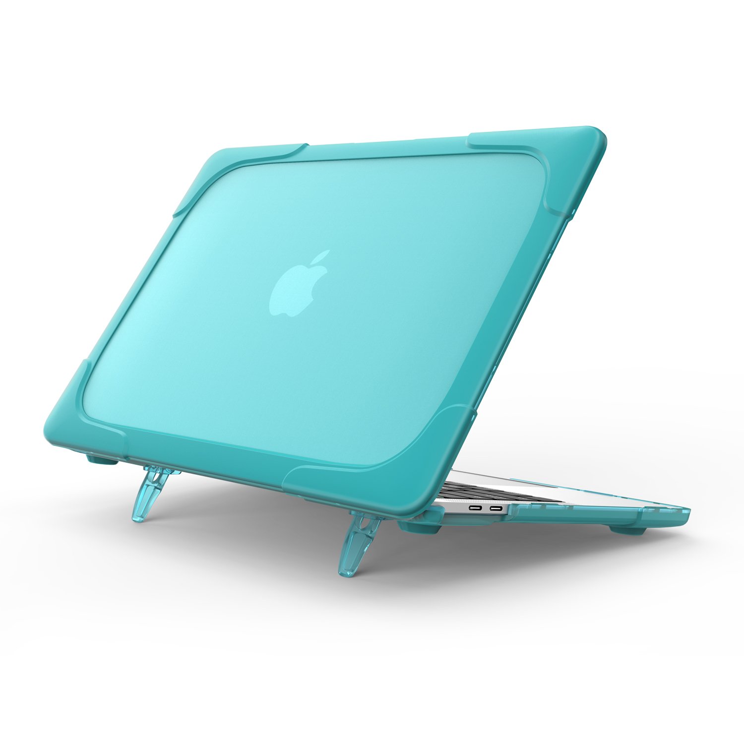 Durable MacBook Pro 13 Inch Case 2020-2022 Models (M1/M2, A2338/A2289/A2251) - Shockproof Hard Shell Protective Cover with Built-in Kickstand for MacBook Pro 13