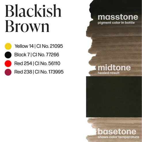 Blackish Brown Permablend - Premium Quality for Hair Extensions & Styling | Perfect for Salons, Cosplay & Everyday Fashion