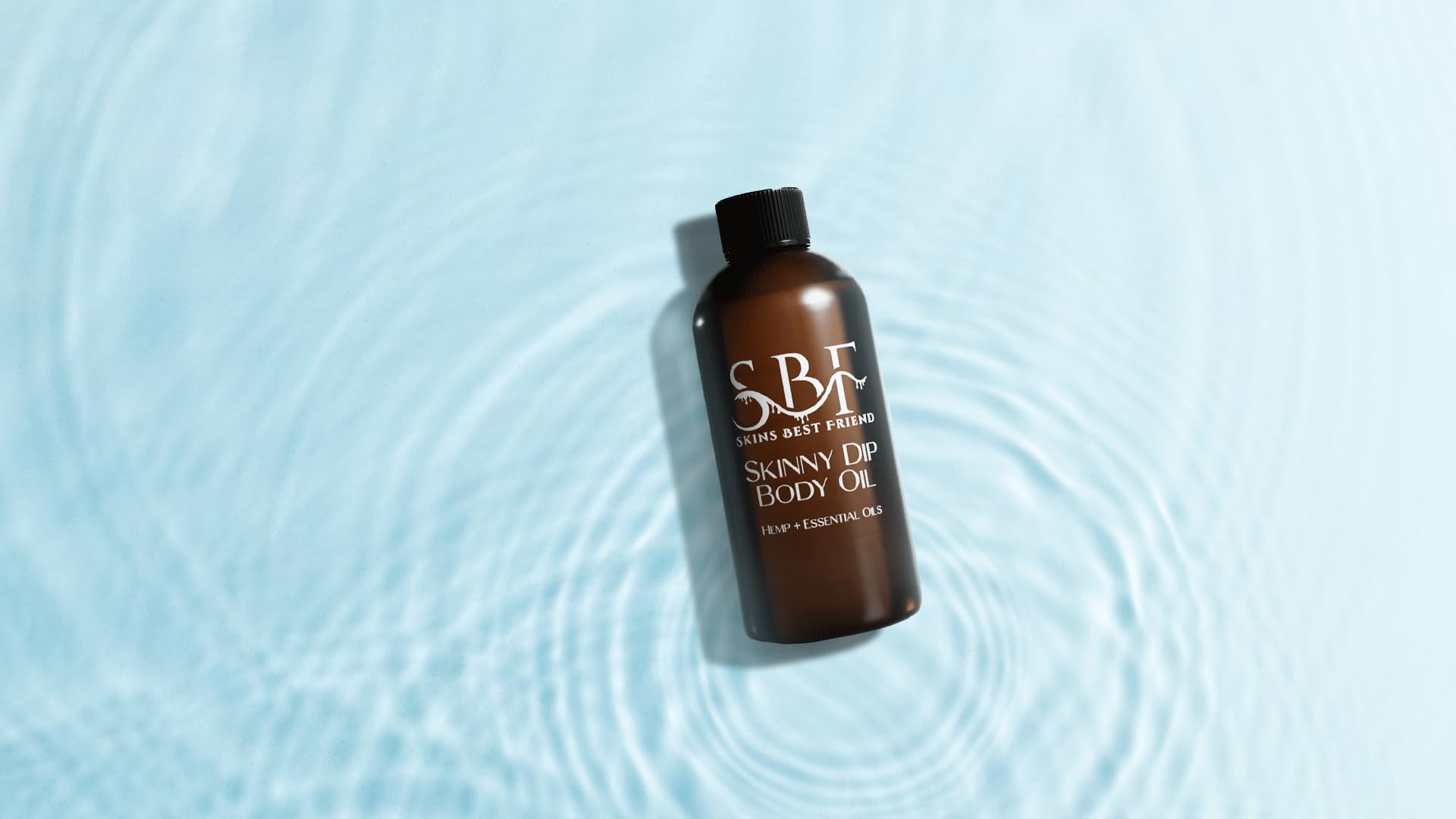 Skinny Dip Bath Oil - Moisturizing Hemp & Essential Oils Body Oil for Relaxation, Hydration & Skin Nourishment - 8 oz - Perfect for Spa Nights & Self-Care Rituals