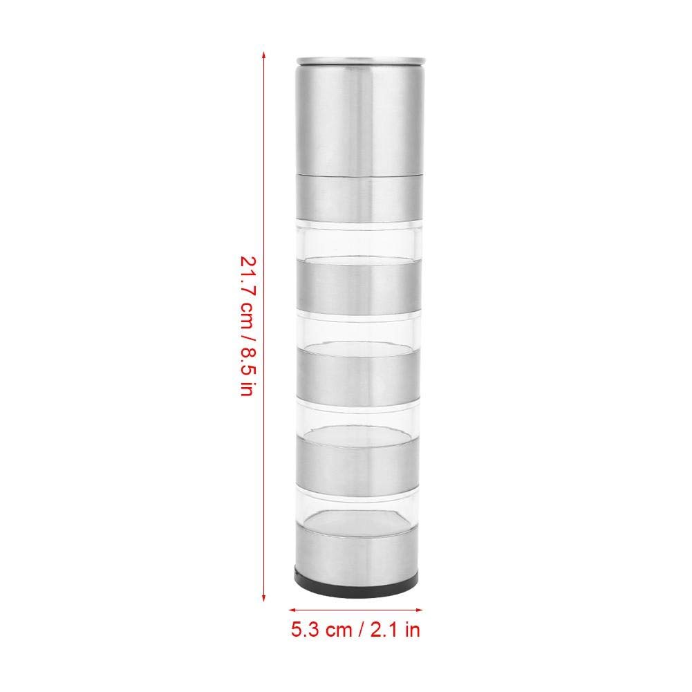 Mini Spice Bottle Jar Set - 12 Pack Transparent Spice Jars with Lids for Herbs, Seasonings & Crafts | Portable Spice Storage Containers for Kitchen, Camping & DIY Projects | Great as Gift Holder