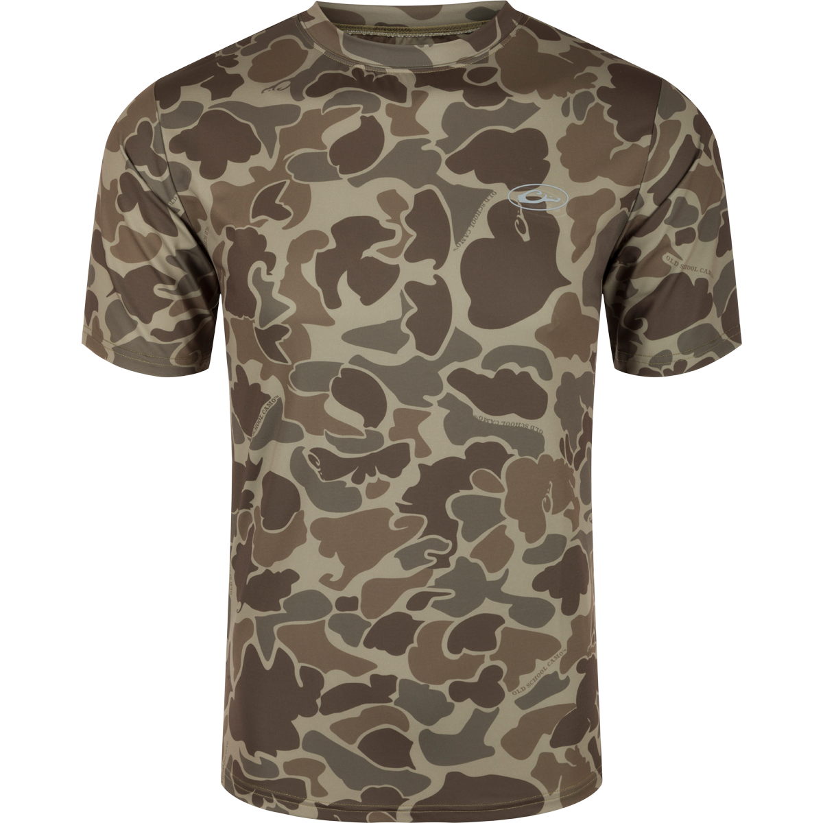 EST Camo Performance Short Sleeve Crew Neck T-Shirt for Men - Lightweight Moisture Wicking Activewear for Hunting, Outdoor & Gym Workouts