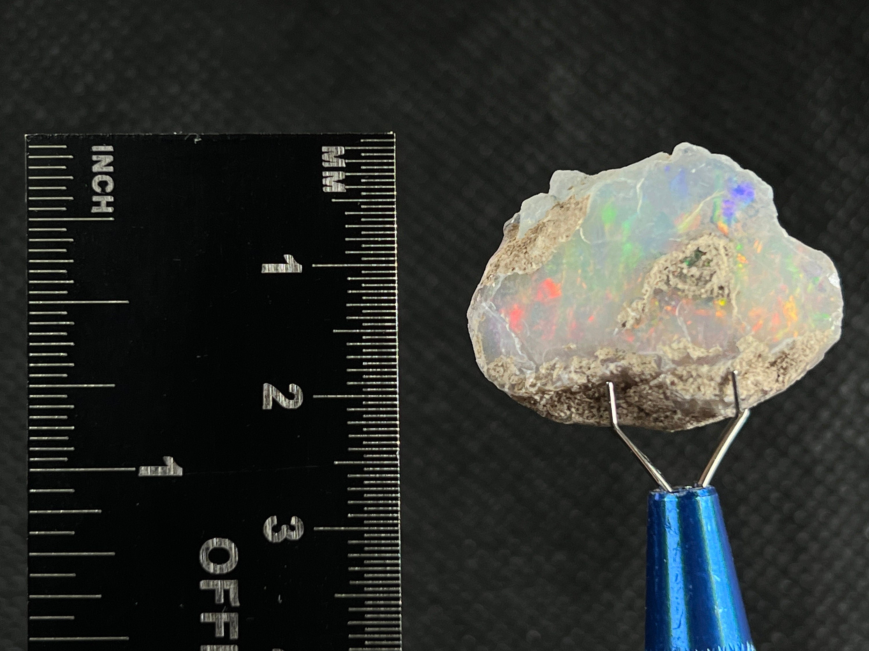 Premium 4A+ Welo Opal Raw Crystal - Natural Cutting Grade Opal Gemstone, October Birthstone for Jewelry Making & Collectors (50656) - Perfect for Rings, Necklaces & Healing Crystals