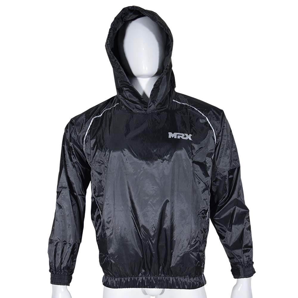 MRX Heavy Duty Sweat Suit for Men & Women - Waterproof Sauna Suit for Workout Training, Exercise & Weight Loss - Perfect for Gym, Running & Fitness Activities
