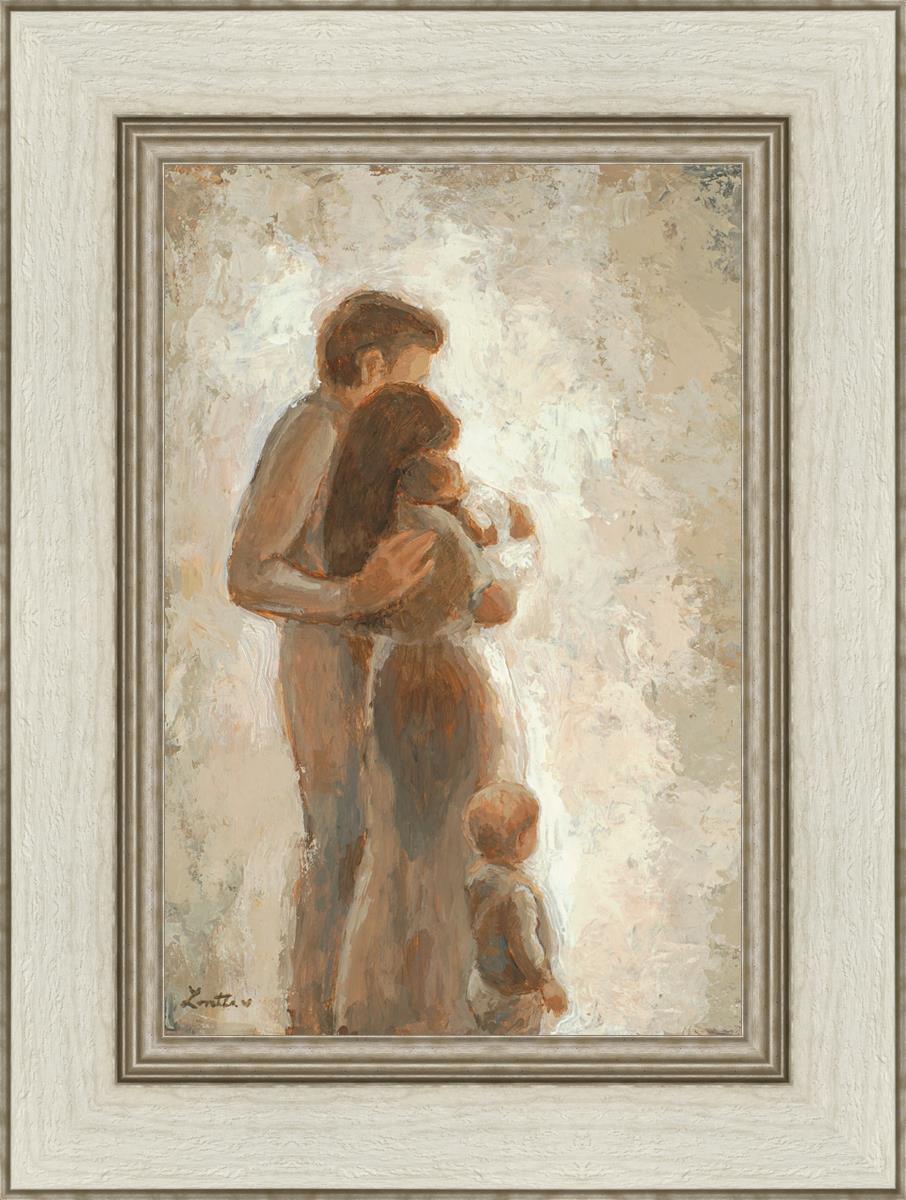 Family Looking Towards the Light - Inspirational Wall Art for Home Decor | Motivational Canvas Print for Living Room, Bedroom & Office | Perfect Gift for Family & Friends