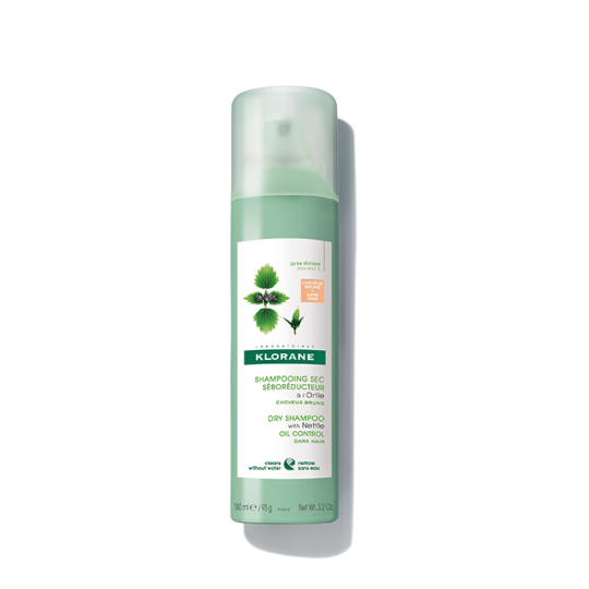 Nettle Dry Shampoo for Dark Hair - Volumizing & Oil Absorbing Hair Refresher for Brunettes - Perfect for Travel, Gym & Quick Hair Revitalization