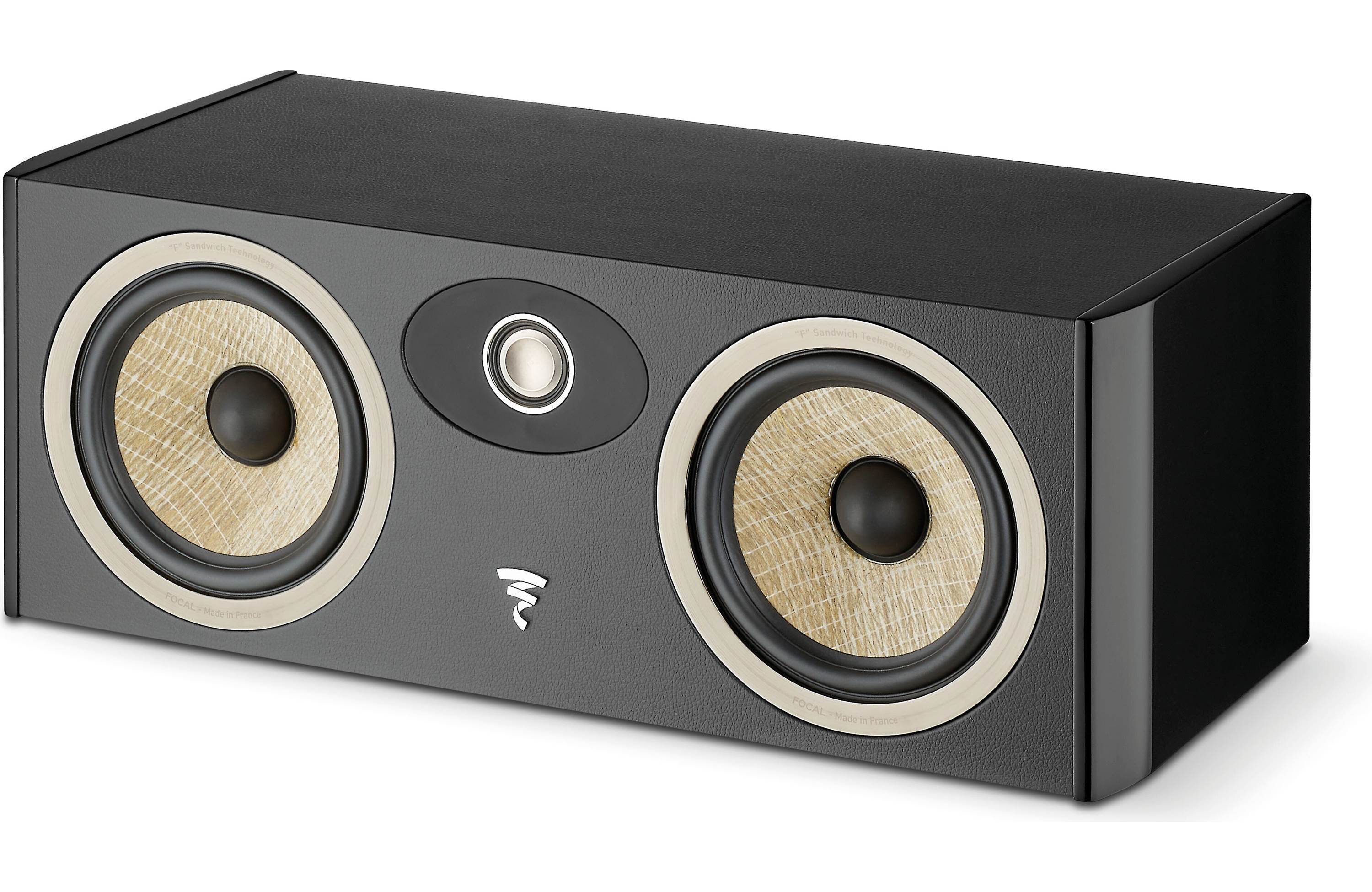 Focal Aria Evo X 2-Way Center Channel Speaker - High-End Home Theater Audio System for Movies & Music (Each)