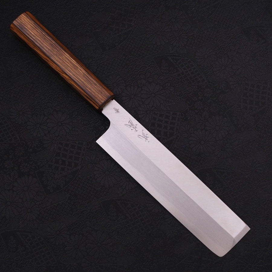 Premium Japanese Usuba Knife - Blue Steel #2 Kasumi Sumi with Urushi Handle (165mm) - Ideal for Sushi, Vegetables & Precision Cutting