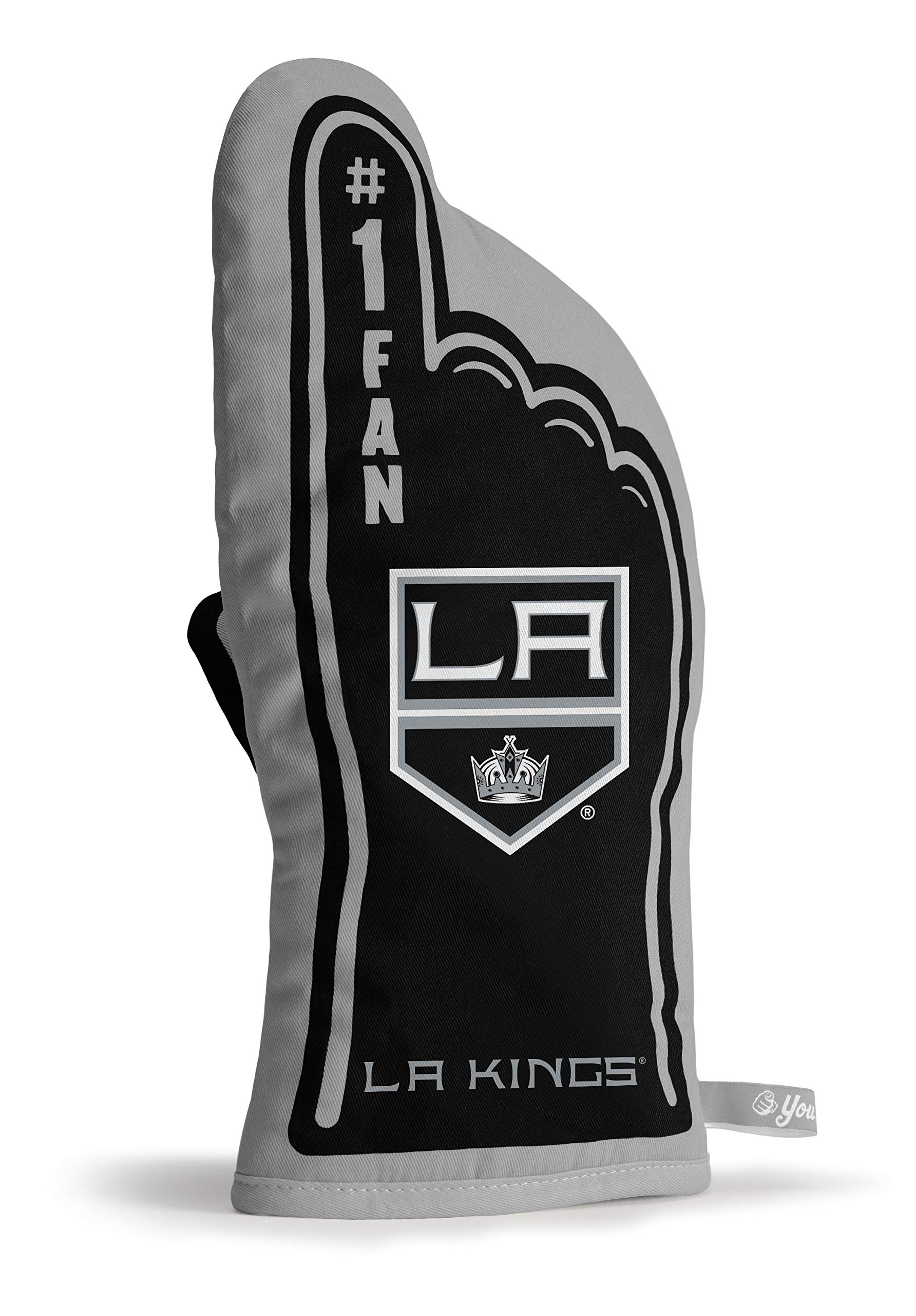 YouTheFan NHL #1 Heat-Resistant Oven Mitt - Best for Grilling, Baking & Cooking - Team Logo Design for Sports Fans