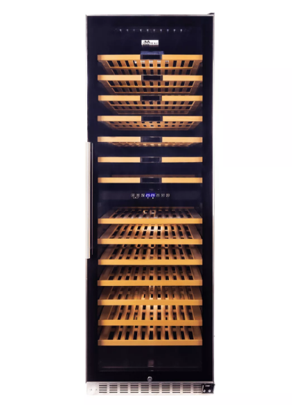 Chateau CW 1700ED AT 171 Bottle Wine Cooler Refrigerator - Dual Zone Temperature Control for Red & White Wine Storage - Perfect for Home Bars, Restaurants, and Wine Cellars