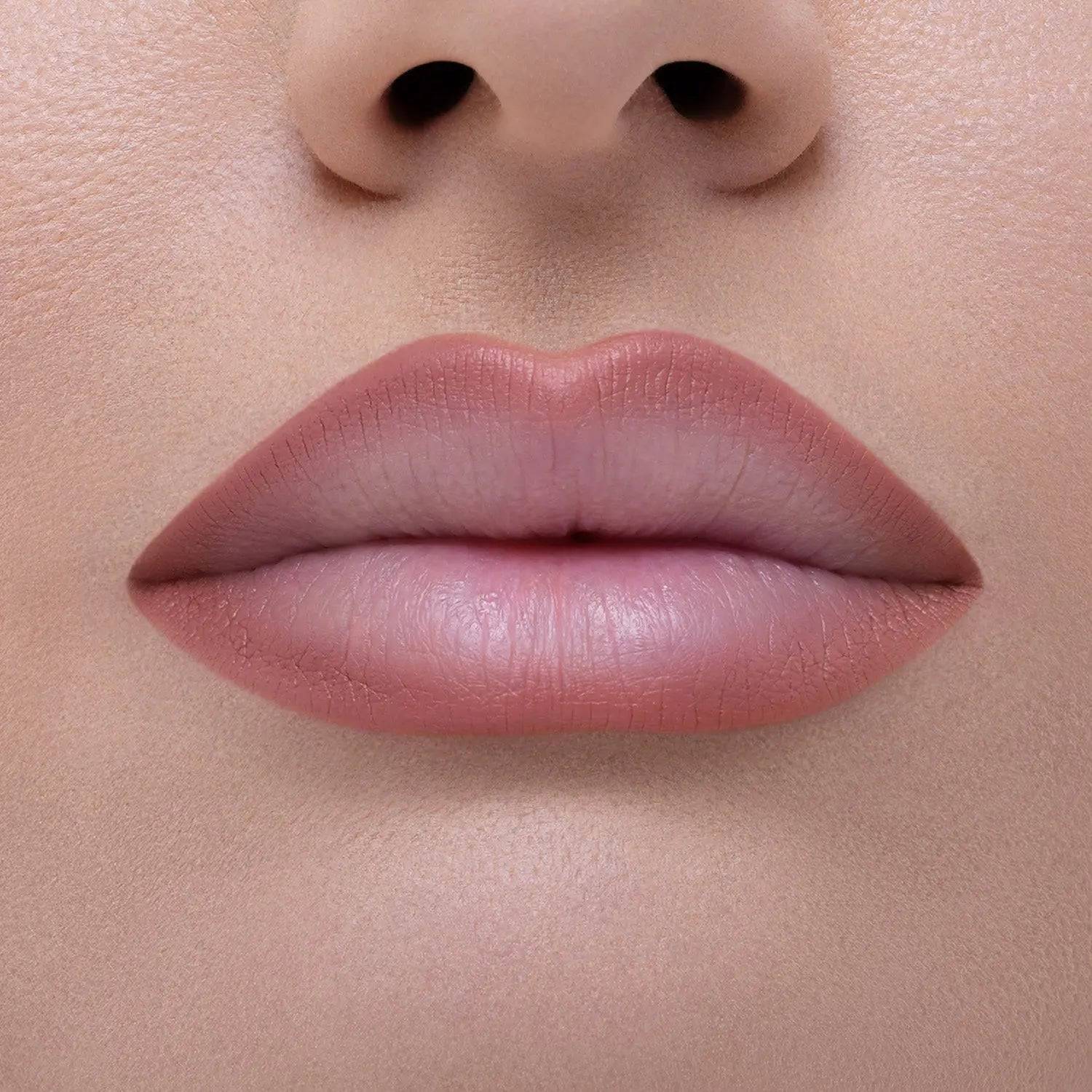 Nude Lip Crayon - Natural Matte Lipstick for Everyday Wear | Perfect for Office, Date Night & Casual Outings
