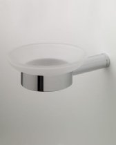 Jaclo 4880-SD-PEW Contempo Modern Soap Dish in Pewter Finish - Stylish Bathroom Organizer for Sink Countertop or Shower Shelf