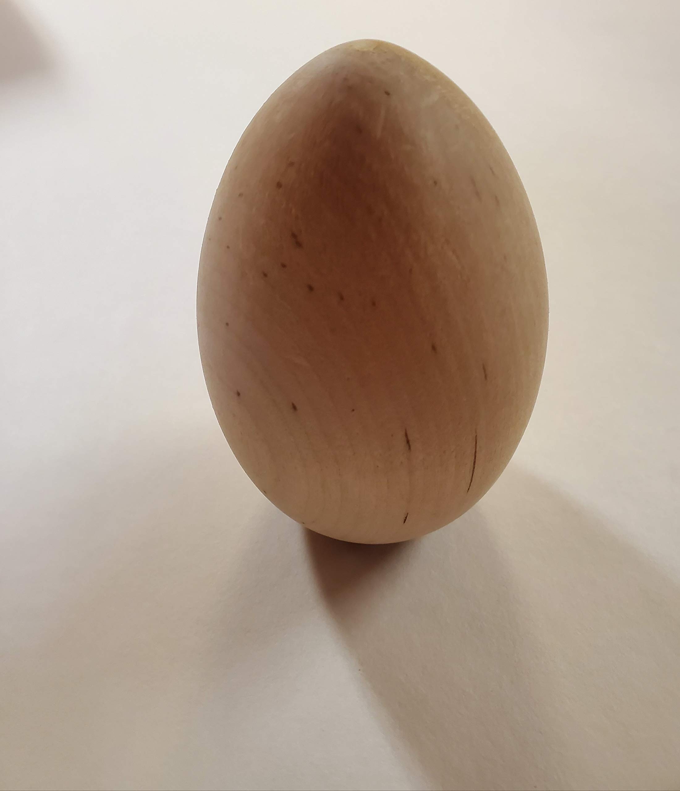 12 Pack Natural Wooden Chicken Eggs - Realistic Fake Eggs for Cooking, Baking, and Farmhouse Decor | Perfect for Easter Decorations, Prank Gags, and Kitchen Display