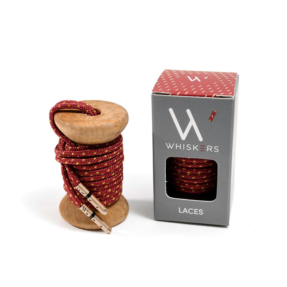Elegant Maroon & Gold Ticked Dress Laces with Garnet, Gold & Black Striped Jacquard Socks - Perfect for Formal Events, Weddings & Vintage Fashion Outfits