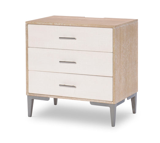 Modern Biscayne Nightstand in Beige - Stylish Bedside Table for Bedroom, Living Room & Guest Room - Perfect for Storage & Décor