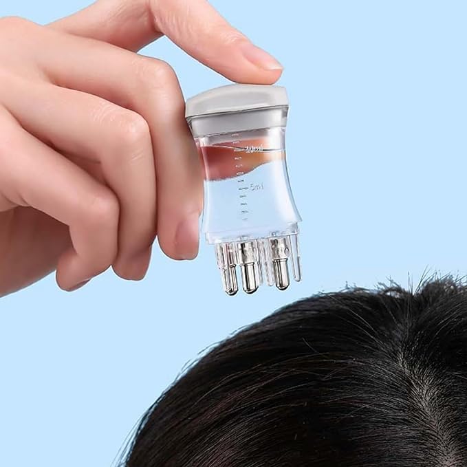 OLAFUR Scalp Applicator Comb – Hair Oil & Essential Oil Applicator for Scalp Treatment, Hair Growth & Hair Loss Prevention for Men & Women | Perfect for At-Home Hair Care, Scalp Massage & DIY Hair Treatments – Great for Dry Scalp, Dandruff & Healthy Hair Maintenance