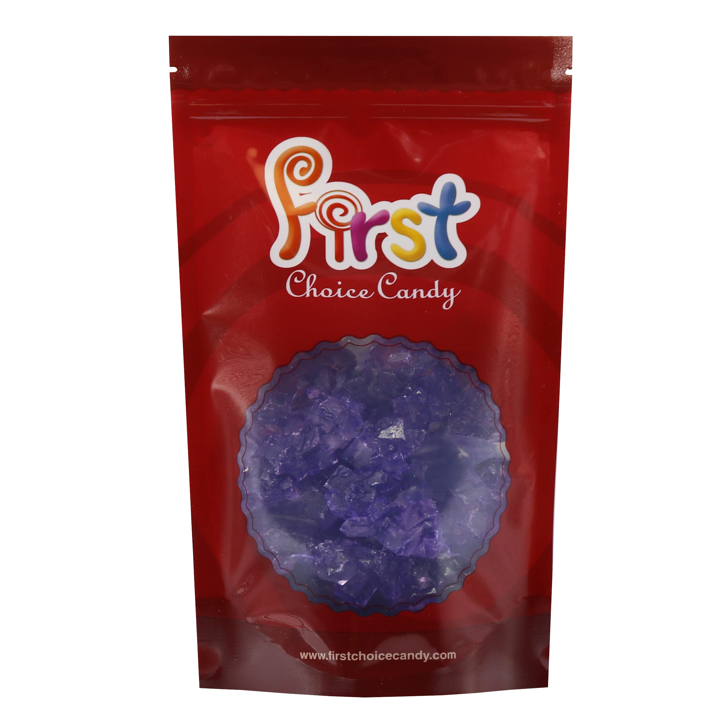FirstChoiceCandy Rock Candy Strings - 1.5 Pound Bulk Bag (Purple Grape Flavor) | Natural Crystallized Sugar Sticks for Baking, Party Favors & Coffee/Tea Sweetener | Perfect for Weddings, Birthdays & DIY Desserts