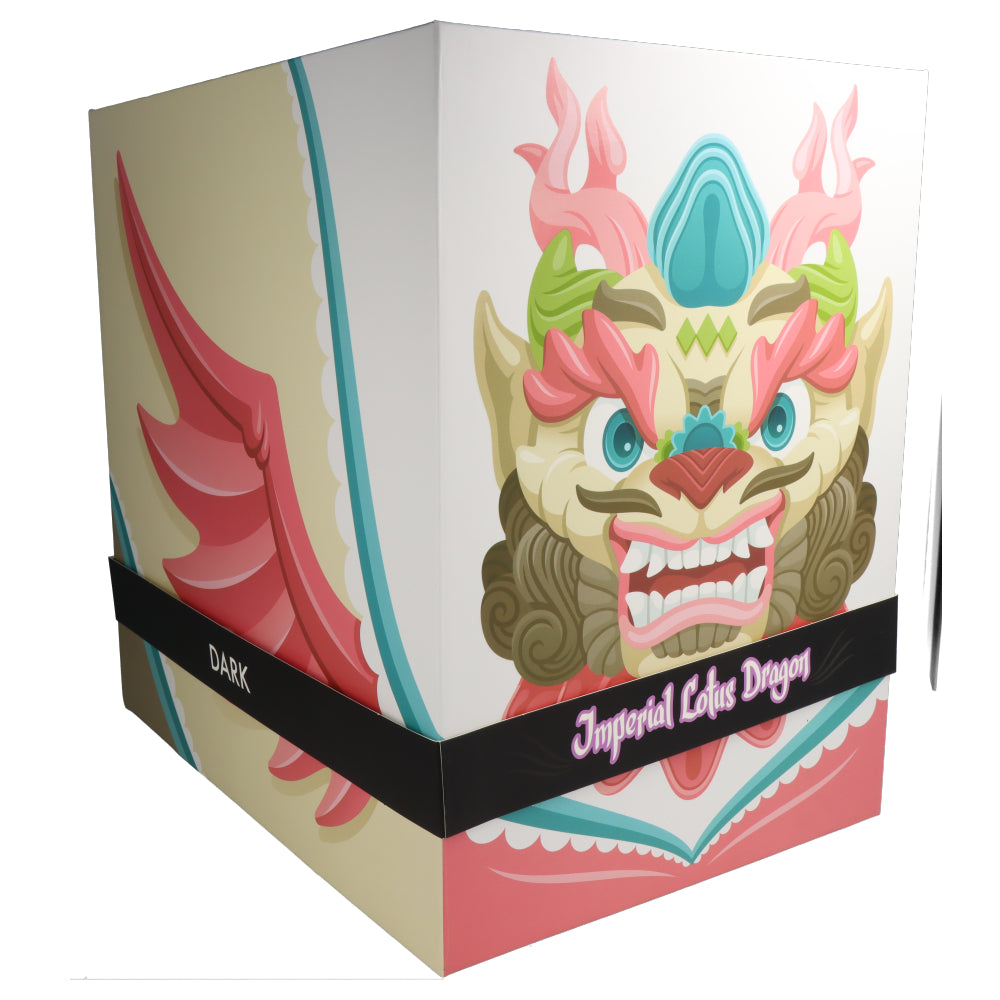 Dark Imperial Lotus Dragon Art Print by Scott Tolleson - Premium Wall Decor for Home, Office & Meditation Spaces