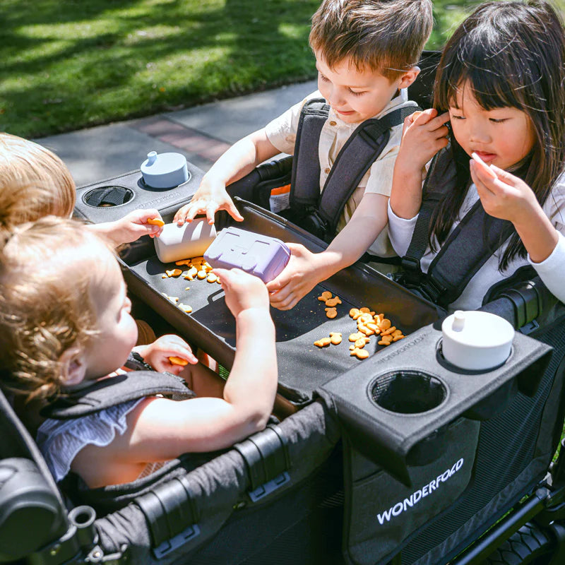 WonderFold Flex Snack Tray for Strollers & High Chairs | Portable Baby Feeding Tray - Perfect for On-the-Go Snacks, Meals & Playtime