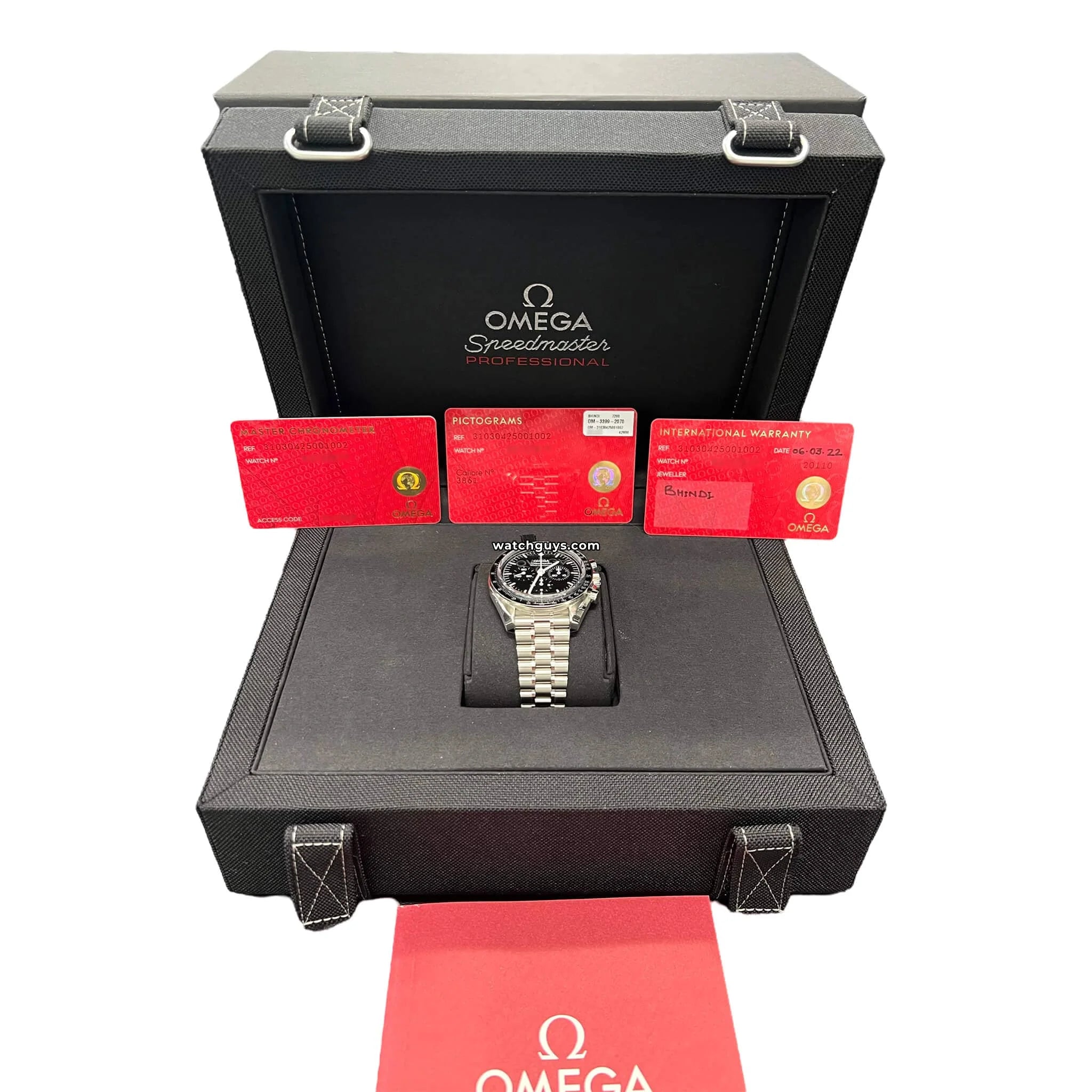 Omega Speedmaster Professional Moonwatch Sapphire Crystal 42mm Men's Chronograph Watch 310.30.42.50.01.002 - Perfect for Space Enthusiasts & Luxury Watch Collectors
