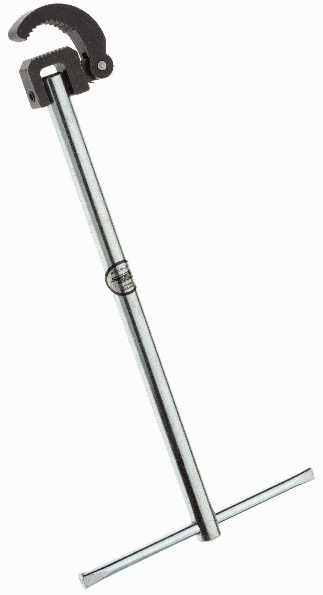 Superior Tool 03811 11-Inch Basin Wrench - Heavy Duty Plumbing Tool for Tight Spaces Under Sinks, Perfect for DIY Home Repairs and Professional Plumbing Work
