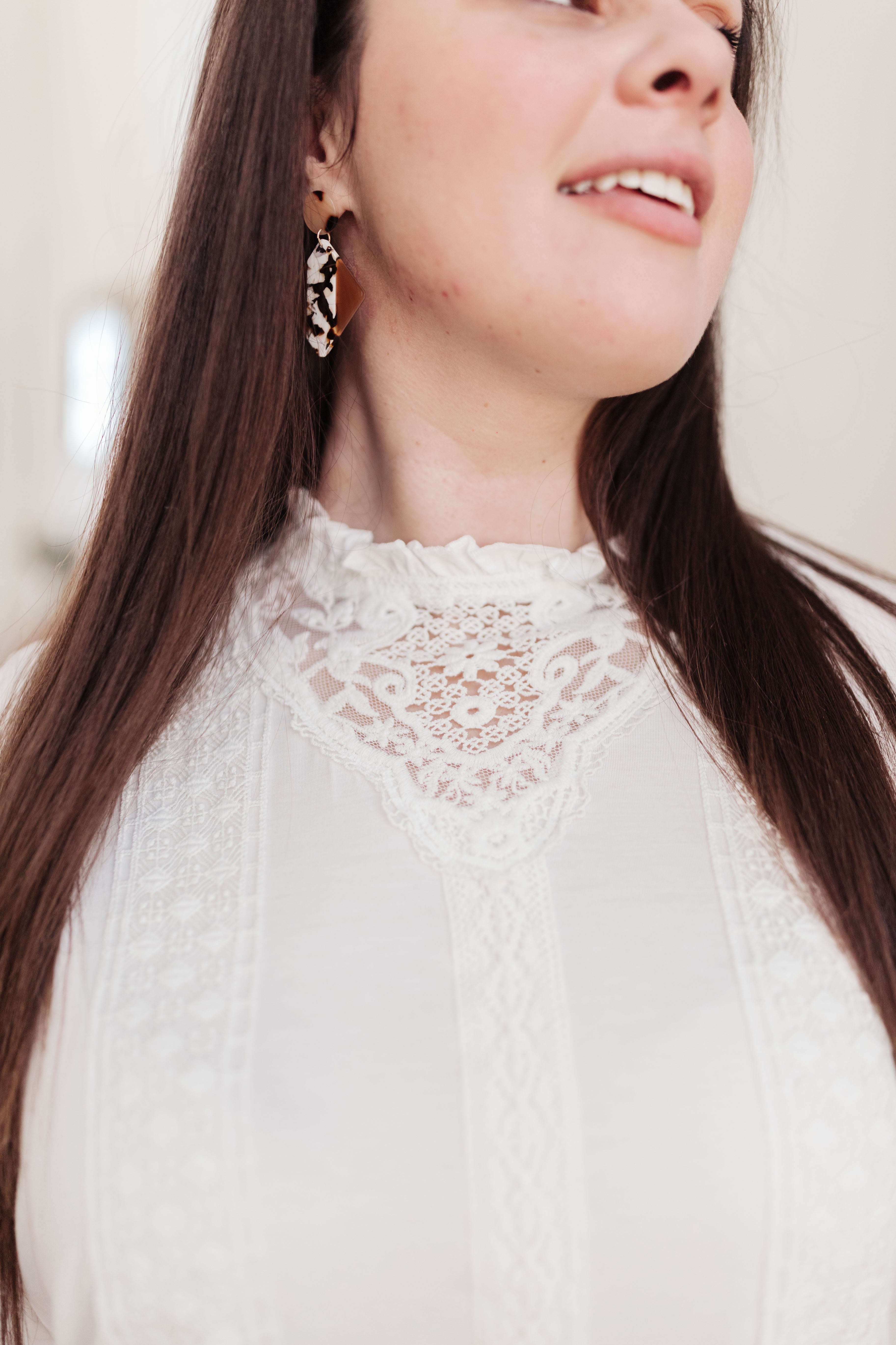 Picture This Top in Off White - Stylish Women's Blouse for Casual Wear, Office & Date Night Outfits
