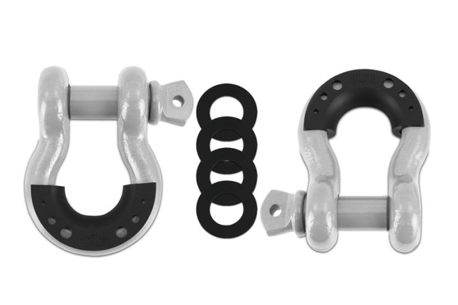 Borne Off Road 3/4 Inch D Ring Shackle Set of 2 - Heavy Duty Recovery Tow Hooks for Jeep, Truck & SUV - Perfect for Off-Roading, Towing & Vehicle Recovery
