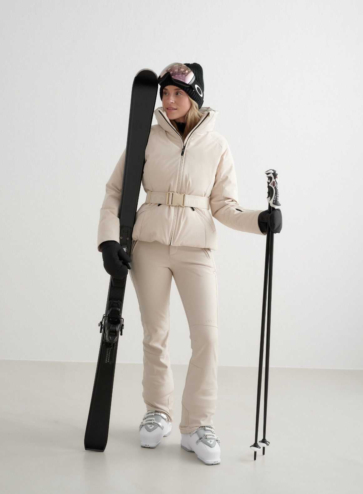 Café Au Lait Verbier Jacket - Stylish Winter Coat for Women | Waterproof & Warm Outerwear for Skiing, Hiking & City Fashion