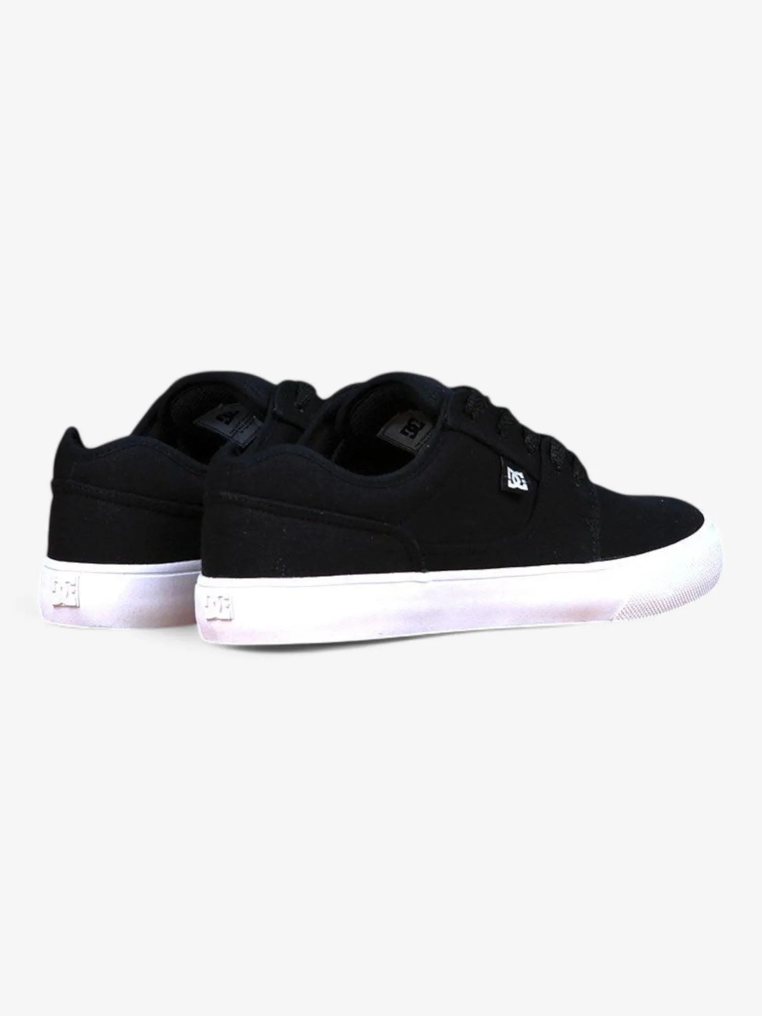 DC Tonik TX Skate Shoes for Men - Black & White Sneakers for Skateboarding, Casual Wear & Street Style