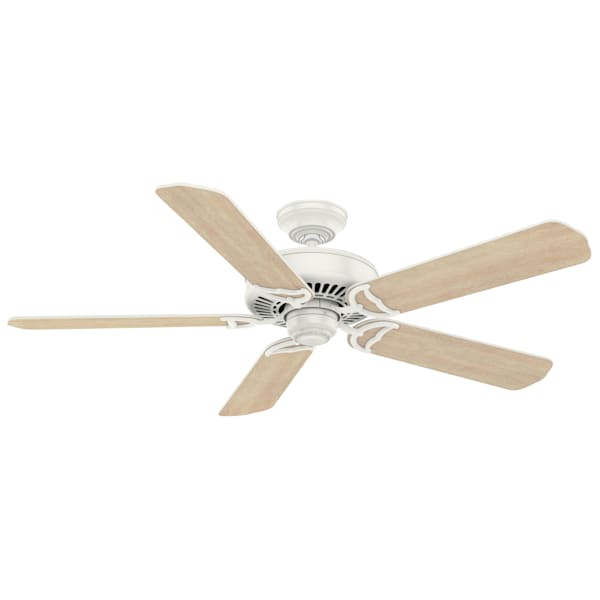 54 Inch Casablanca Panama Ceiling Fan with Remote Control - Fresh White Finish - Perfect for Living Room, Bedroom, and Outdoor Covered Patio
