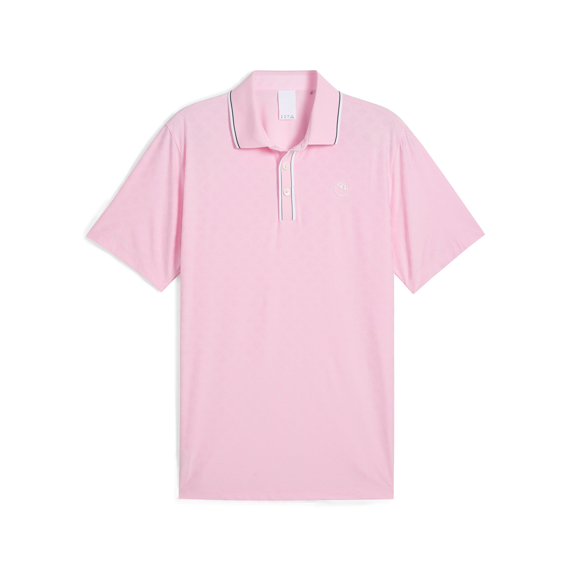 Premium AP Tipped Jacquard Golf Polo Shirt for Men - Breathable & Stylish Performance Wear for Golf, Business Casual & Outdoor Activities