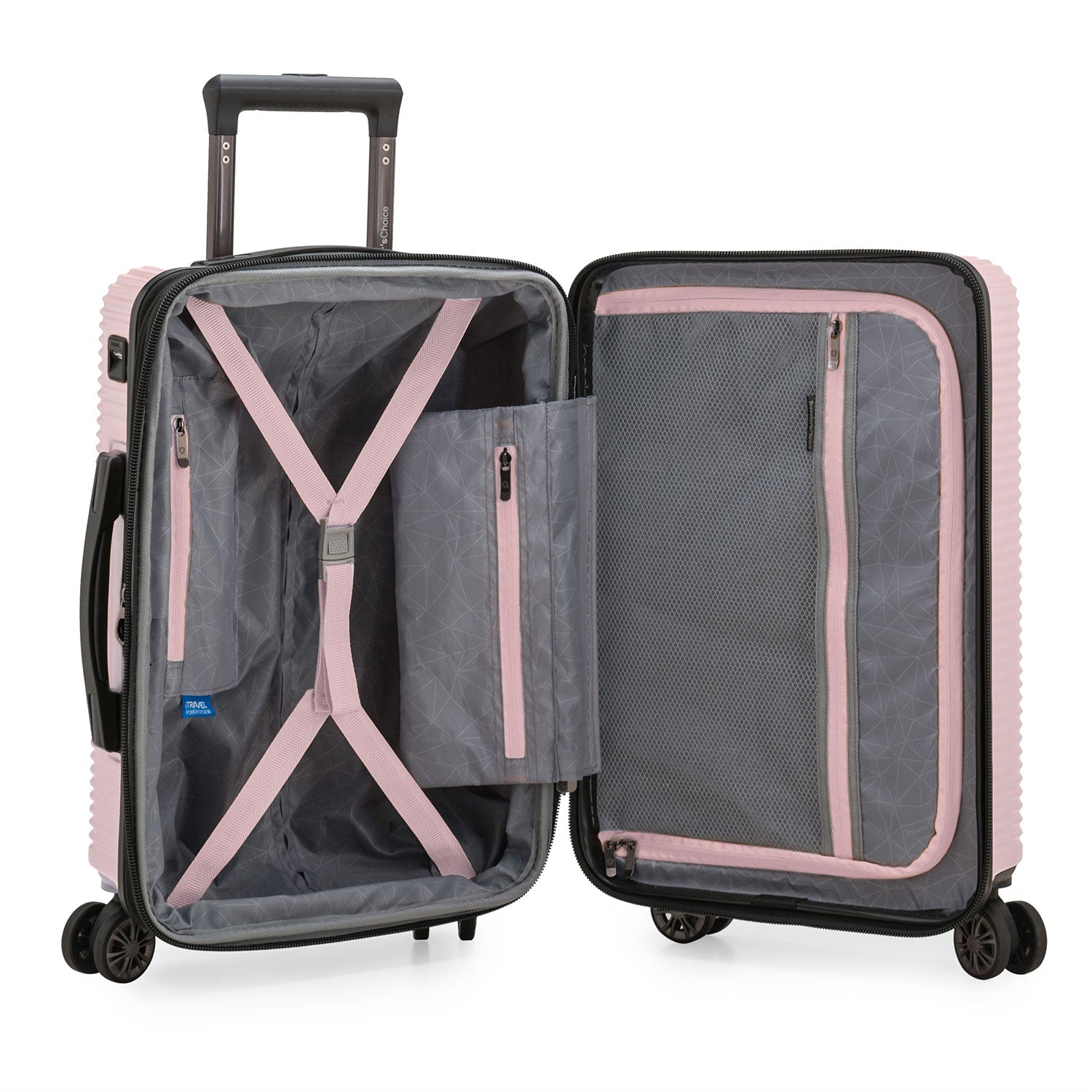 Ember 3-Piece Lightweight Luggage Set with Spinner Wheels - Perfect for International Travel & Business Trips