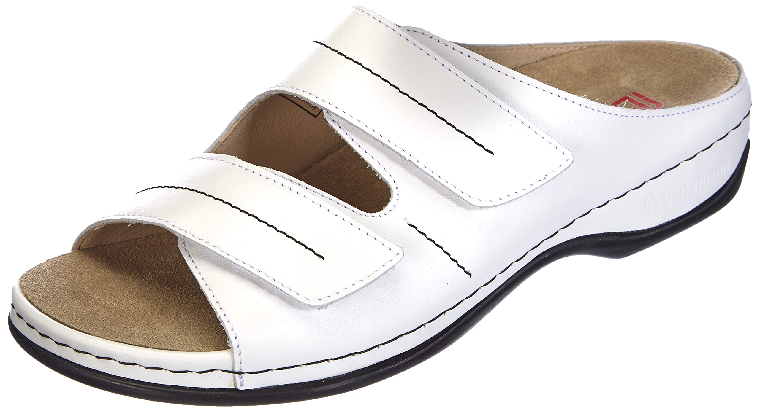 Berkemann Women's Comfortable Slip-On Mules - Soft Leather Casual Shoes for Walking, Home & Office Wear - Perfect House Slippers & Indoor Outdoor Sandals