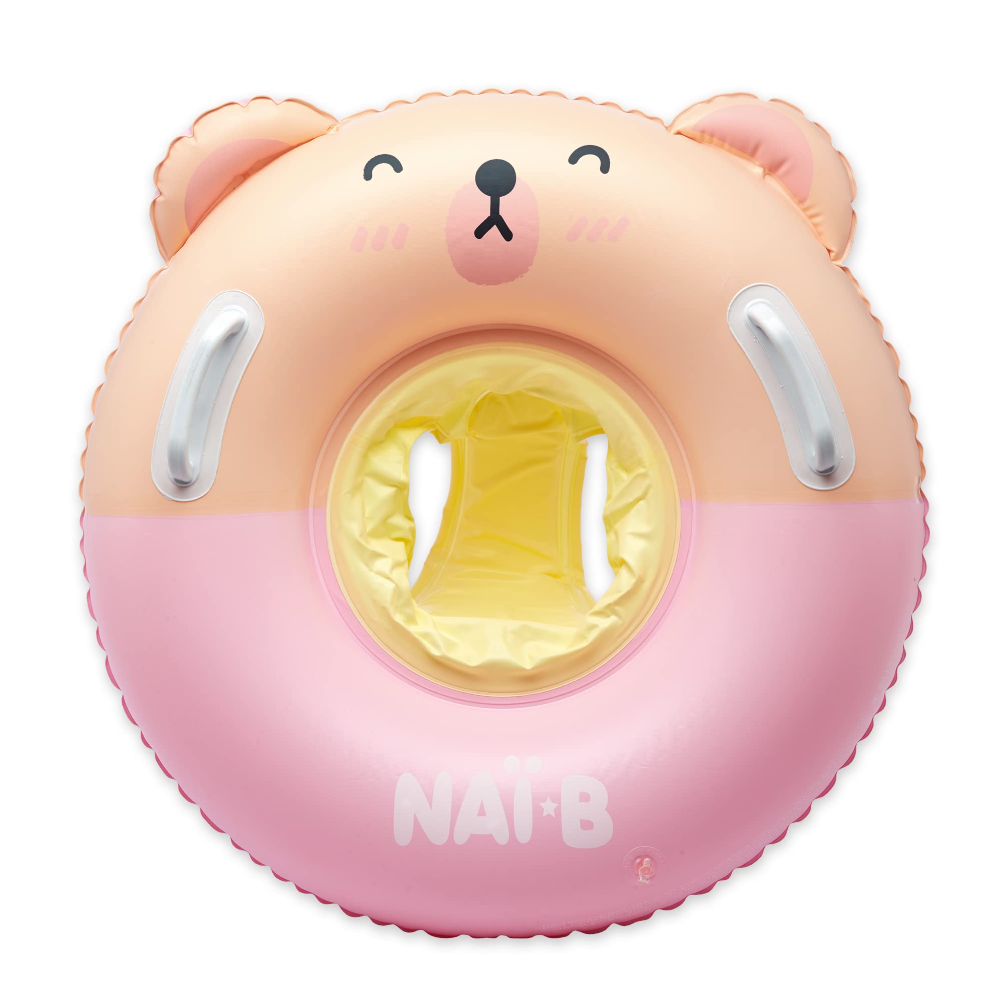 NAI-B Baby Swim Float Tube - Inflatable Swimming Pool Ring with Seat for Toddlers 2-5 Years | Blow Up Swim Training Aid for Boys & Girls | Perfect for Pool, Beach & Water Safety Learning