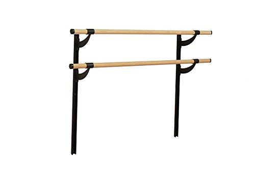 VITA Barre Wall-Mounted Ballet Barre - Adjustable Height Wooden Dance Bar for Home, Studio & Gym | USA-Made Exercise Equipment for Kids & Adults | Perfect for Ballet, Fitness Training, Pilates & Dance Practice | Ideal for Home Workouts, Dance Studios & Fitness Centers