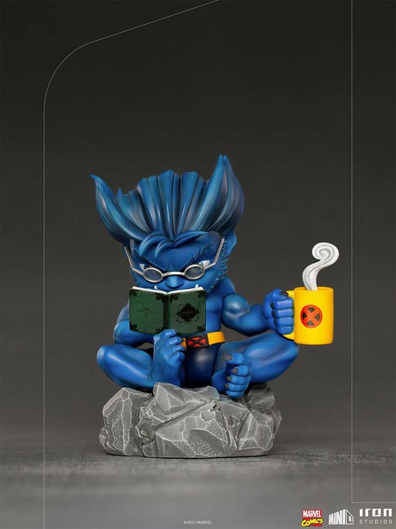 Iron Studios X-Men Beast MiniCo Collectible Figure - Perfect for Marvel Fans, Display & Comic Book Collections