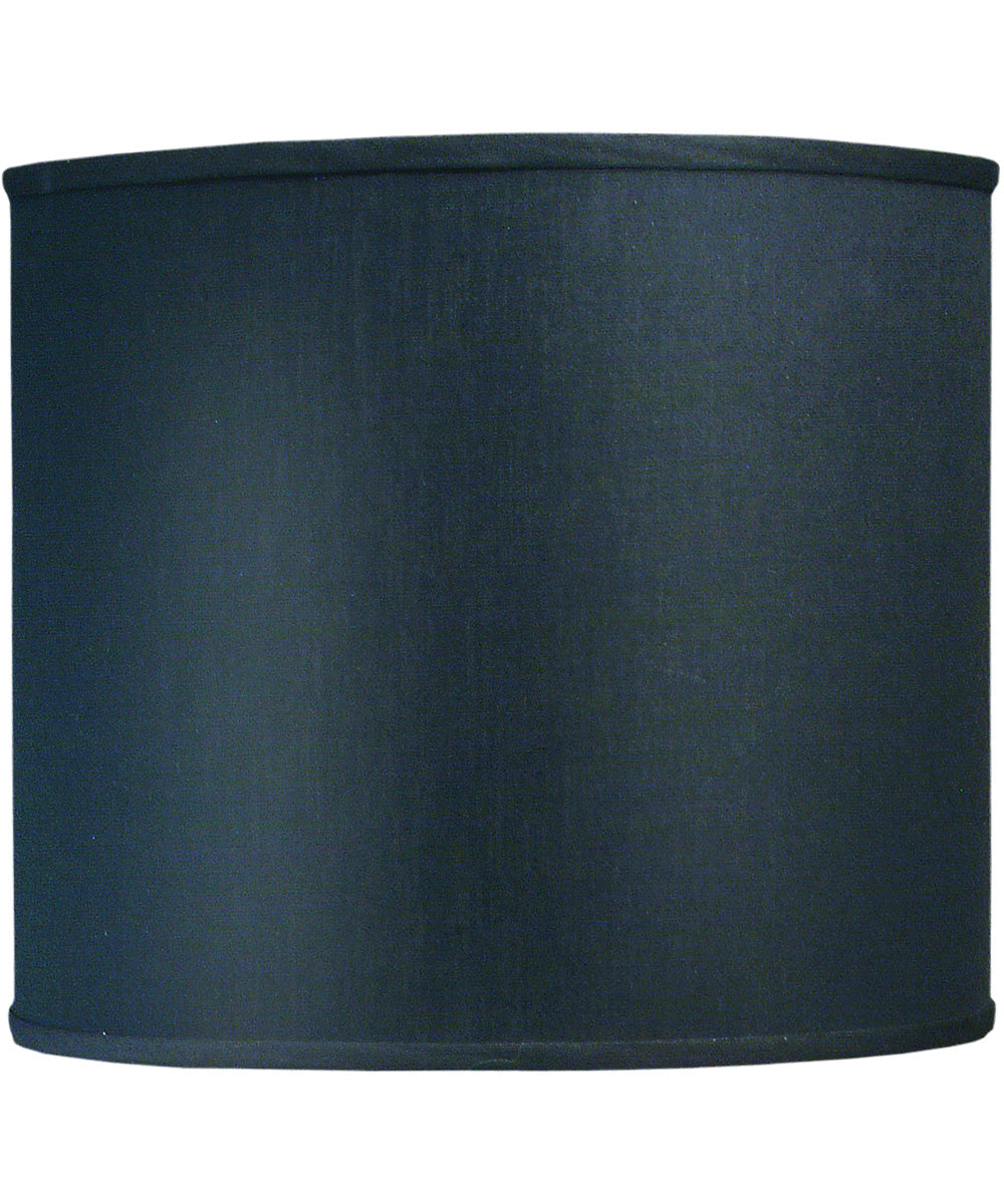 11x11x9 Inch Black Shadow Drum Hardback Lampshade - Classic Drum Shade for Table Lamps, Floor Lamps & Bedside Lighting