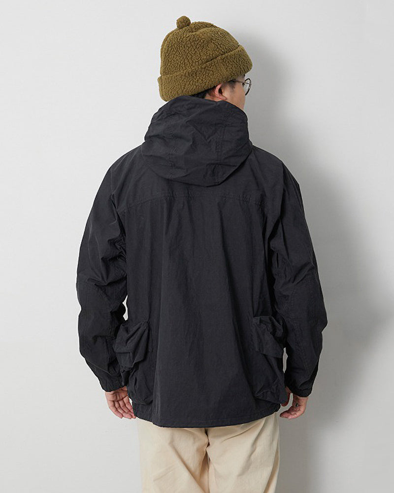 Premium Indigo Cotton/Nylon Parka Jacket for Men & Women - Waterproof, Windproof, Lightweight for Outdoor Hiking, Camping & Winter Wear