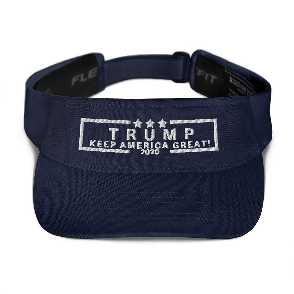Donald Trump Keep America Great 2020 Visor Hat - Patriotic Baseball Cap for Political Supporters, MAGA Rally & Election Campaign Accessories