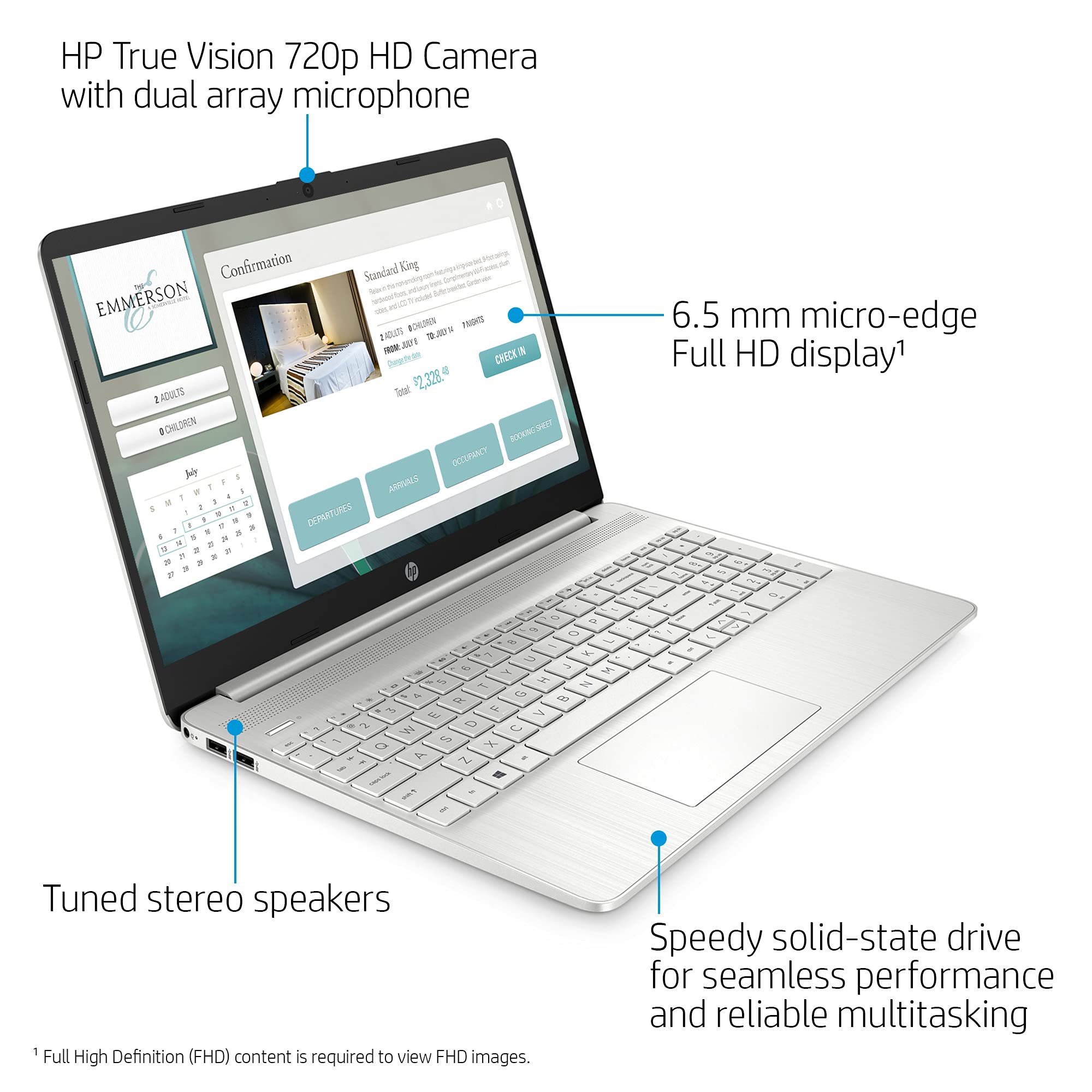 HP 15 Business Laptop - 15.6