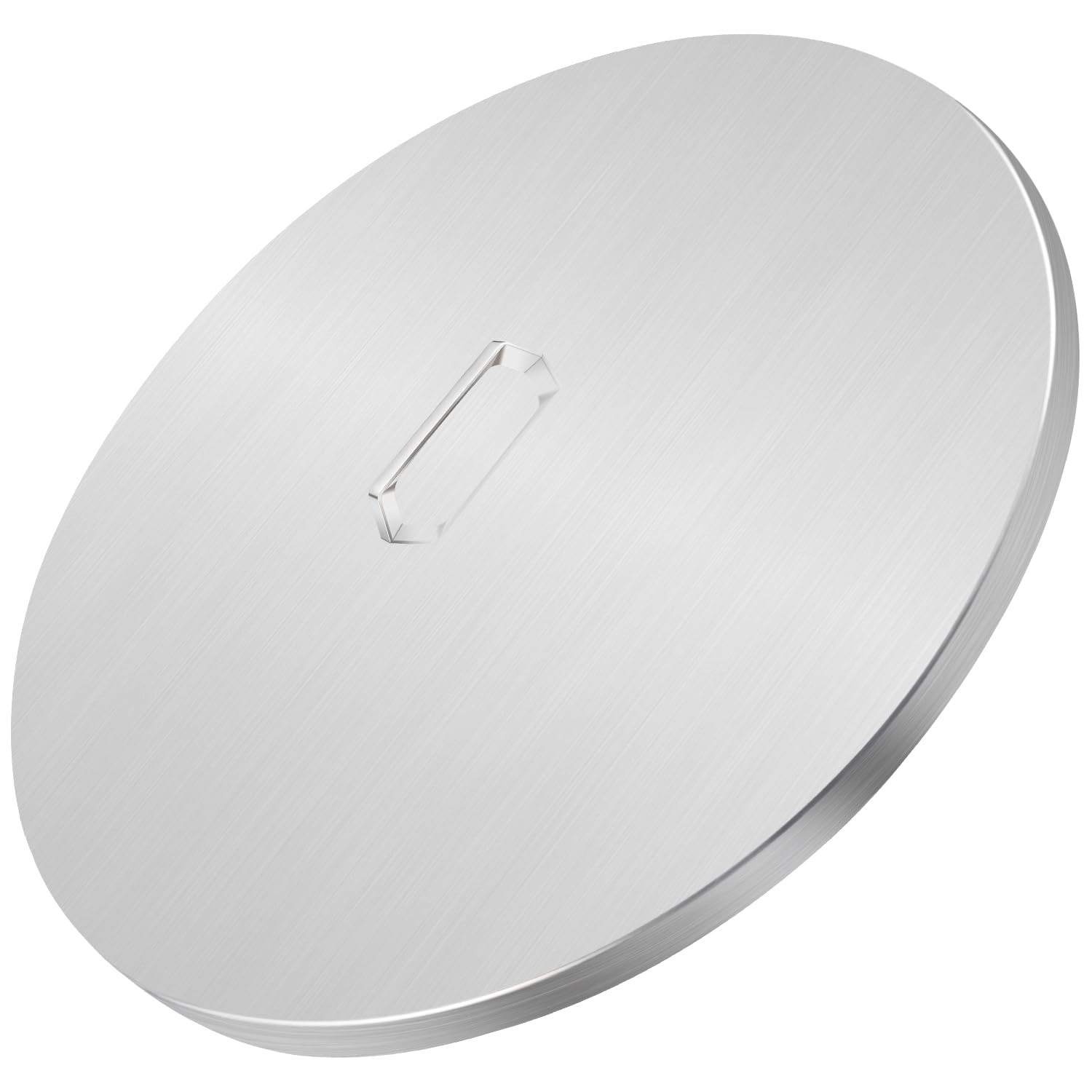 34 Inch Fire Pit Cover - Heavy-Duty 304 Stainless Steel Round Fire Pit Lid for 30/31 Inch Flat & Drop-In Burner Pans | Weatherproof Outdoor Protection for Patio, Backyard, Camping & Deck Use